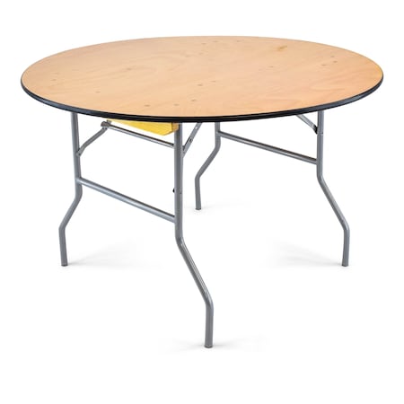 Atlas Commercial Products Titan Series 48 Round Wood Folding Table WFT5-48R